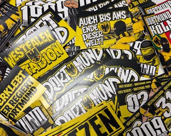 The 100 x Dortmund Sticker Mix | Dortmund 1909 Sticker Mix