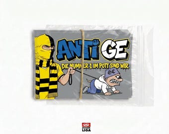 Dortmund Stickers | 25x Anti-Germain Stickers, Stadium, 1909 | Football Fan Merchandise | PVC | Weatherproof (Copy) (Copy)