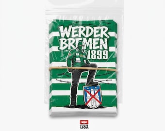 Bremen 1899 Stickers | 25 Stickers | Football Fan Merchandise | PVC | Weatherproof | Ultras | Stickers | Fans