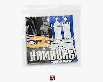 Hamburg Stickers | 25 Stickers West Stand, 1887 | Football Fan Merchandise | PVC | Weatherproof