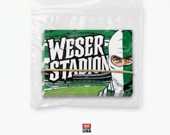 Bremen 1899 Stickers | 25 Stickers | Weser Stadium | Football Fan Merchandise | PVC | Weatherproof | Ultras | Stickers | Fans (Copy)