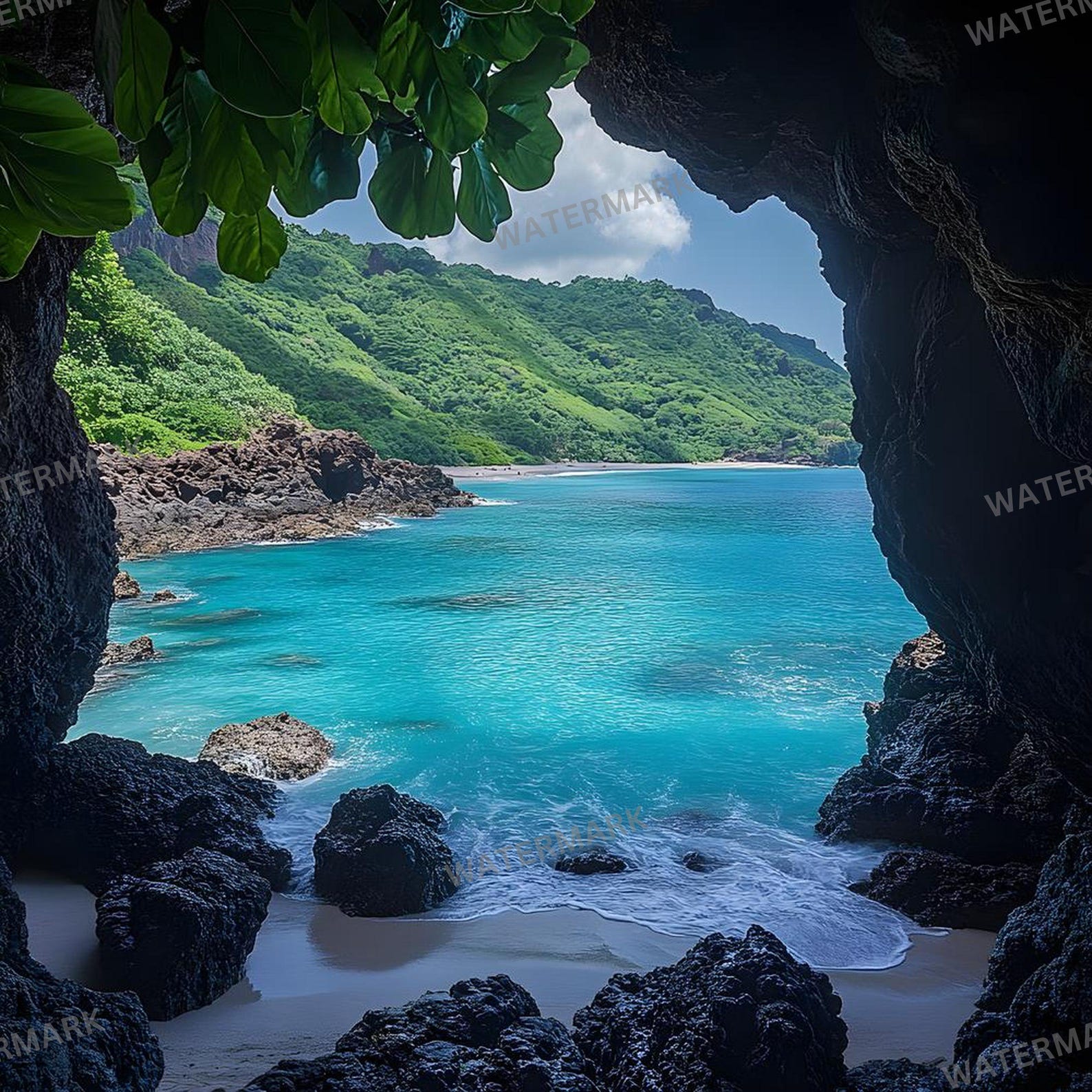 15 Hidden Cove Digital Backdrops for Photography, Fine Art Portrait ...