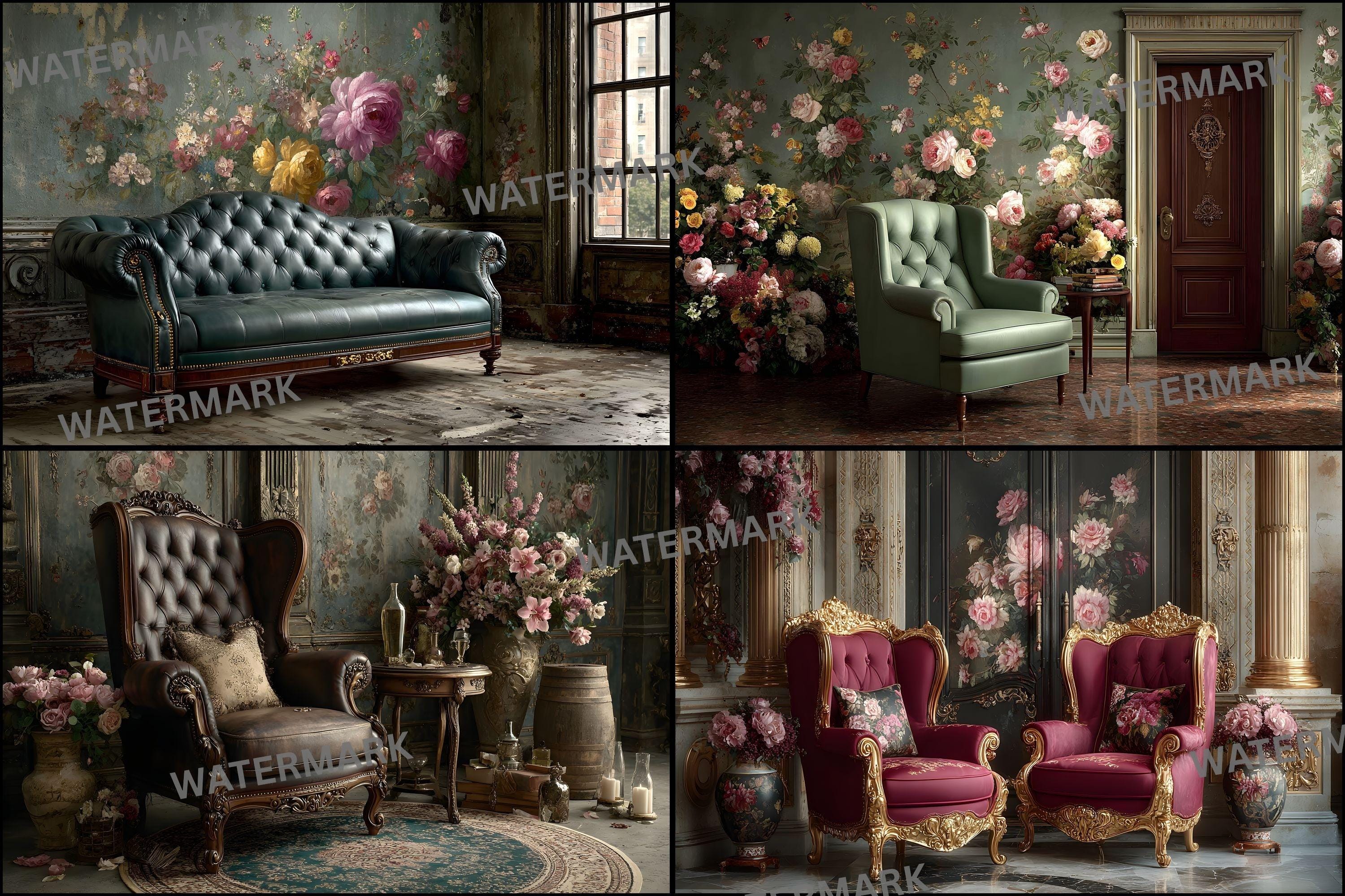 Victorian Inn Backdrop Victorian Living Photography Backdrop for Photographers, Digital ...