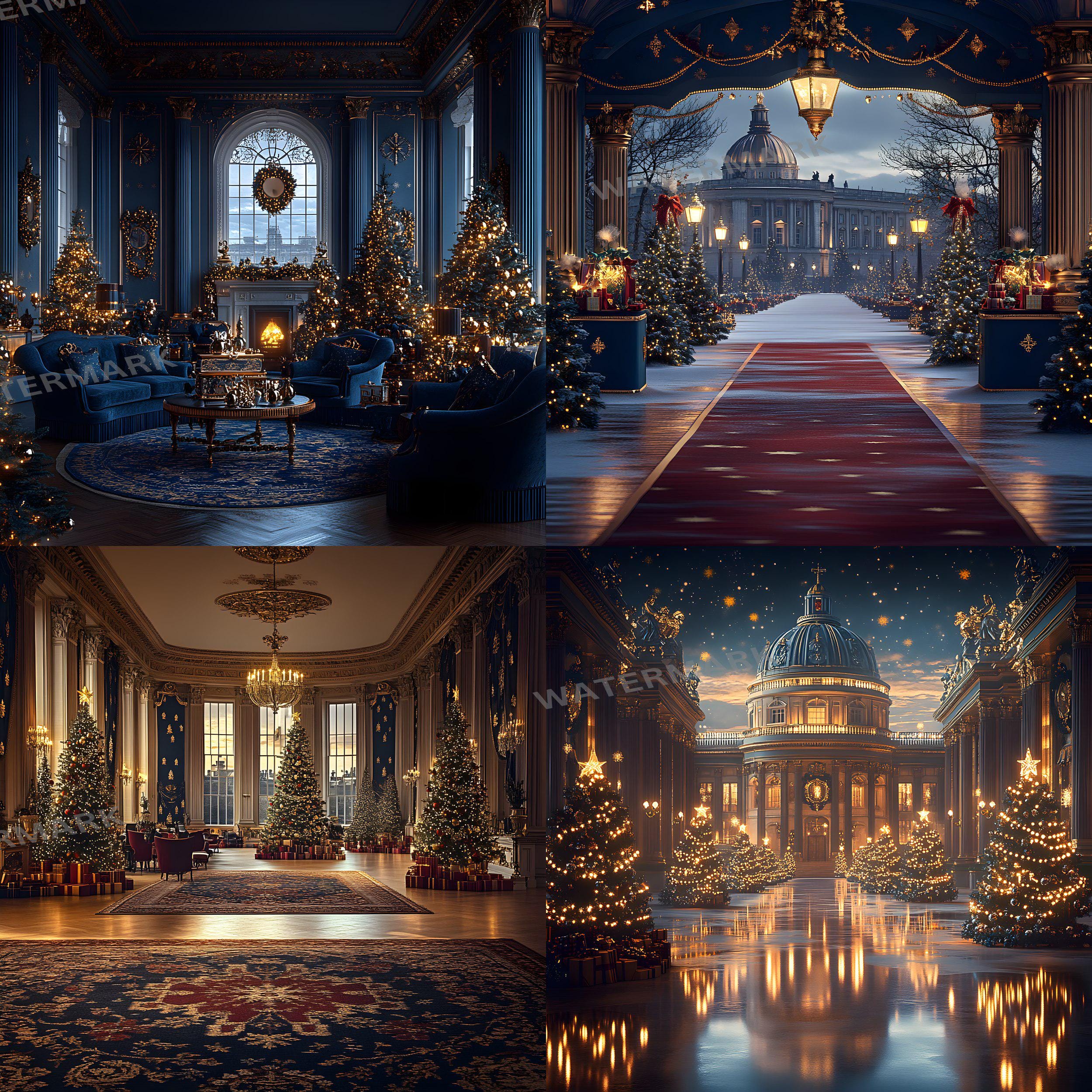 60 Christmas Backdrops | Digital Holiday Backgrounds | Festive Xmas ...