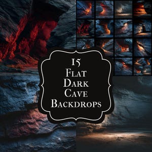 Dark Cave Wall Digital Backdrop, Photography Background, Fantasy Photo Backdrop, Format, Stone Texture, Cave Backgrounds