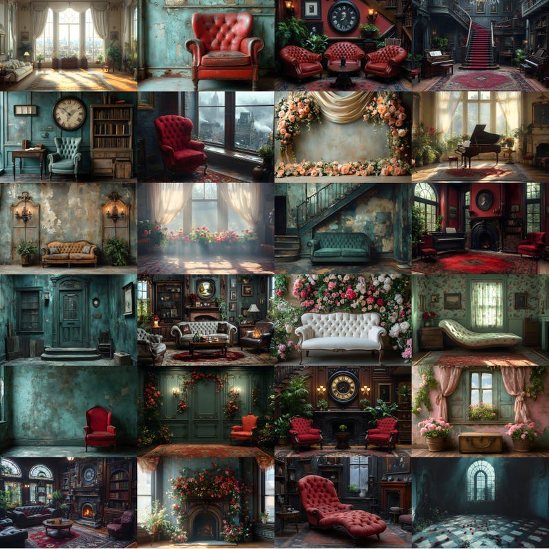 Victorian Inn Backdrop Victorian Photography Backdrop Set, Cinematic Digital Backgrounds,s ...