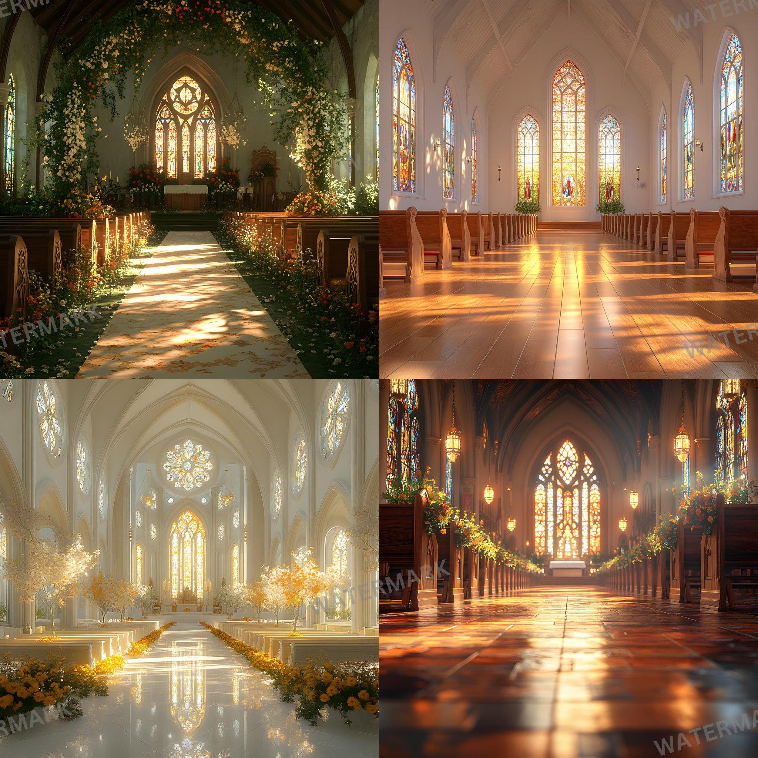 100 Elegant Church Backdrops | Cathedral Backdrop – Weddings, Virtual ...