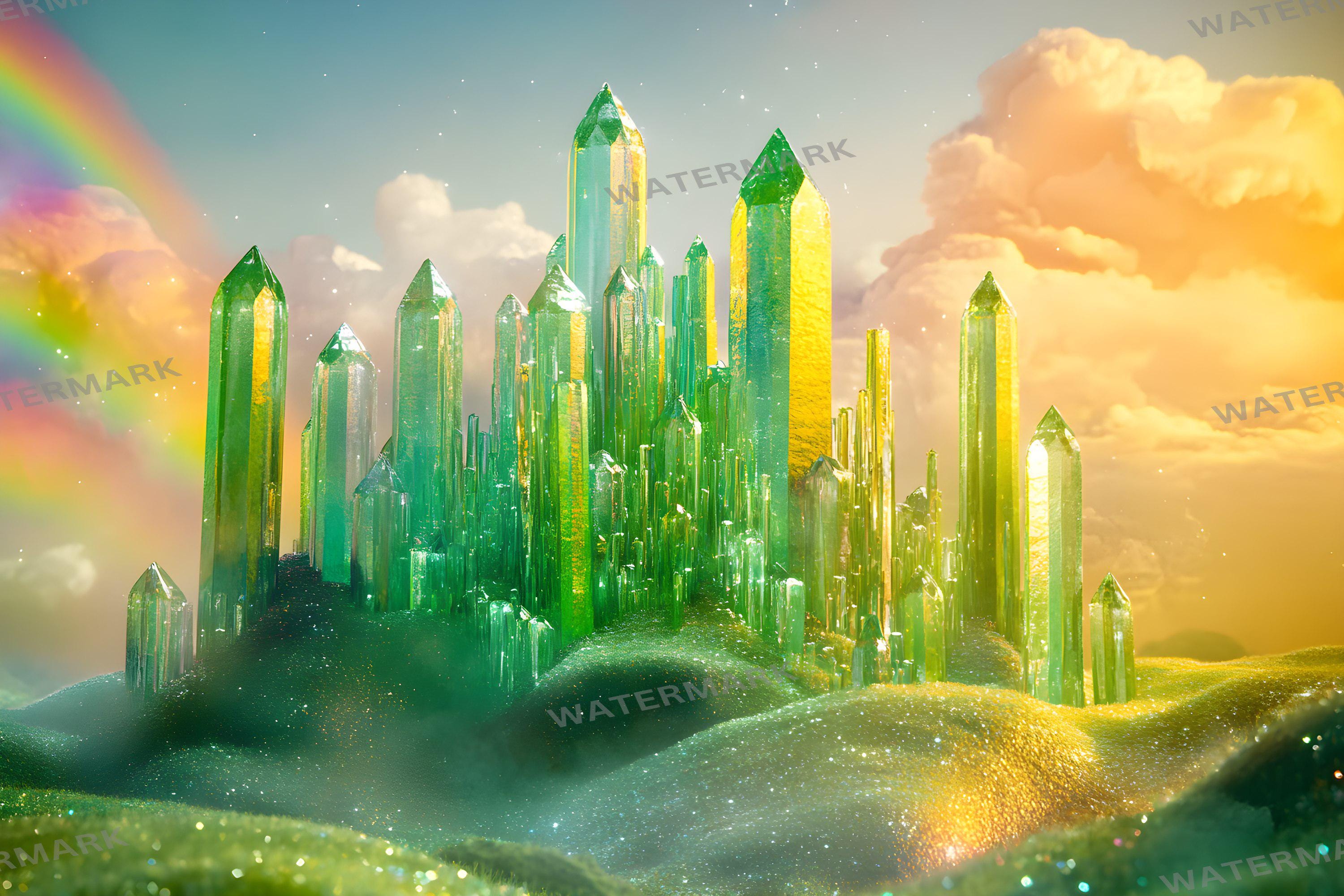 Emerald City Wizard of Oz Backdrops | 15 Fantasy Images (digital ...