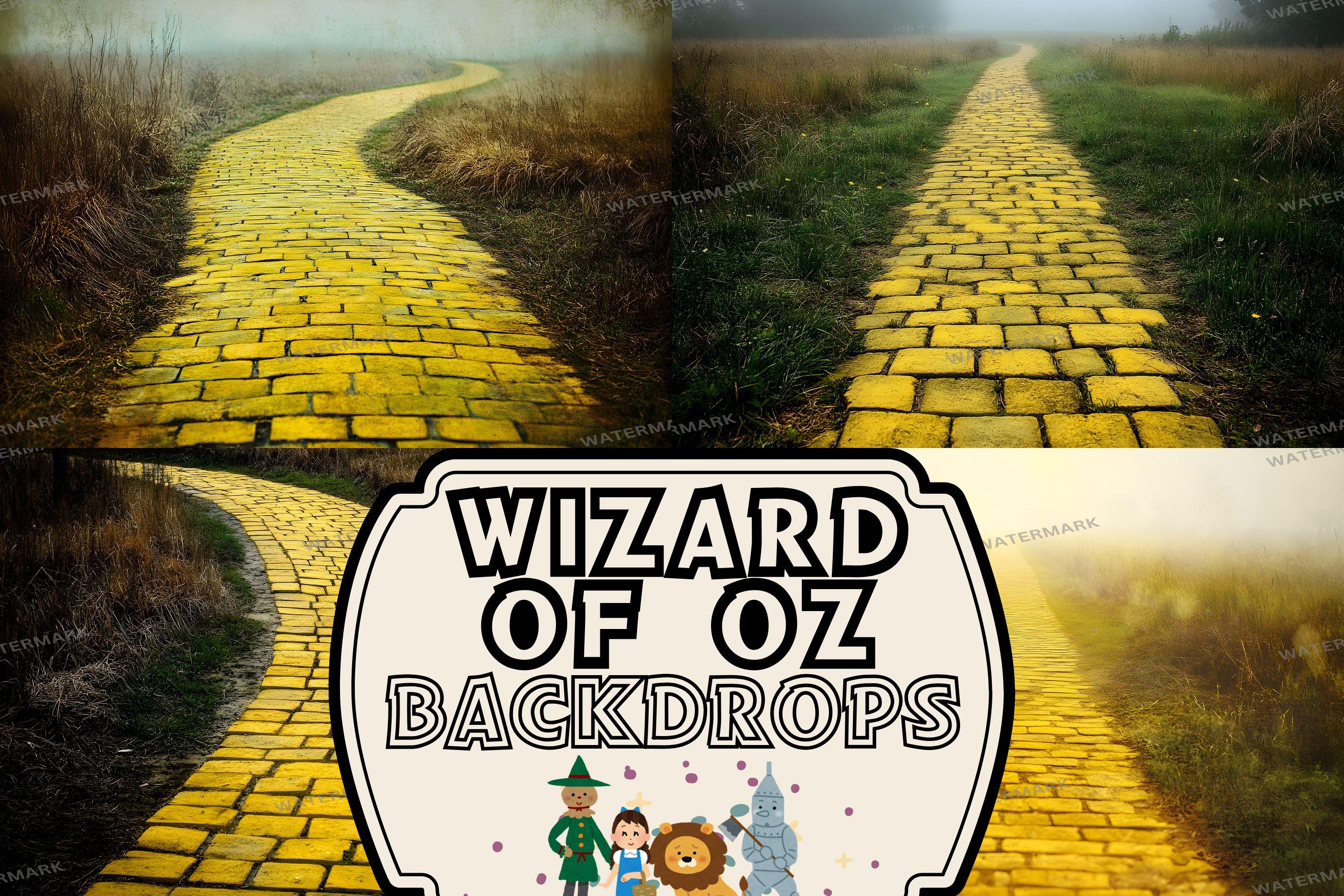 Yellow Brick Road Backdrop, Wizard of Oz Digital Download