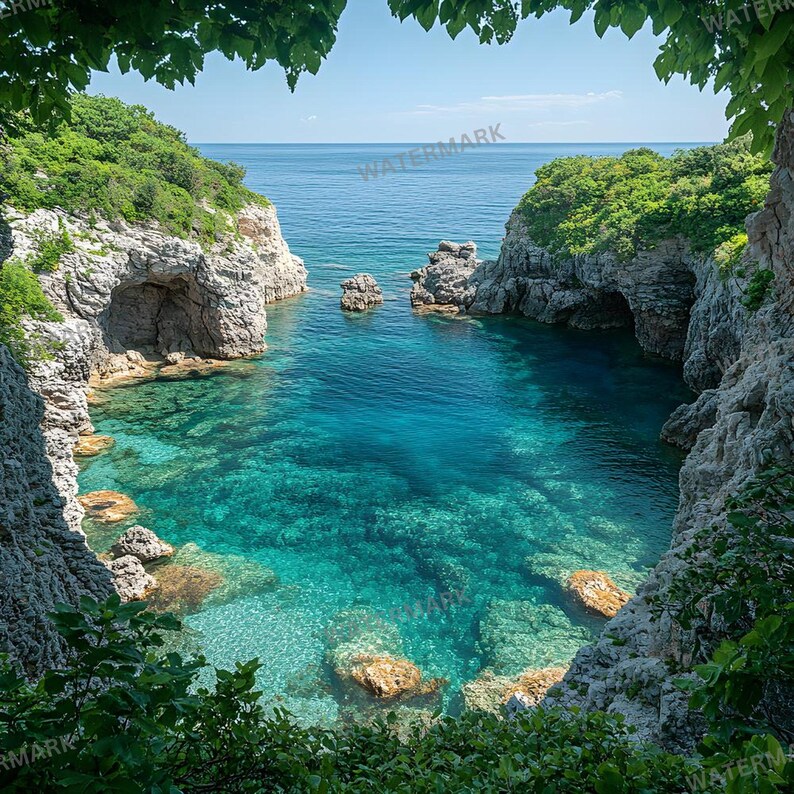 15 Hidden Cove Digital Backdrops for Photography, Fine Art Portrait ...