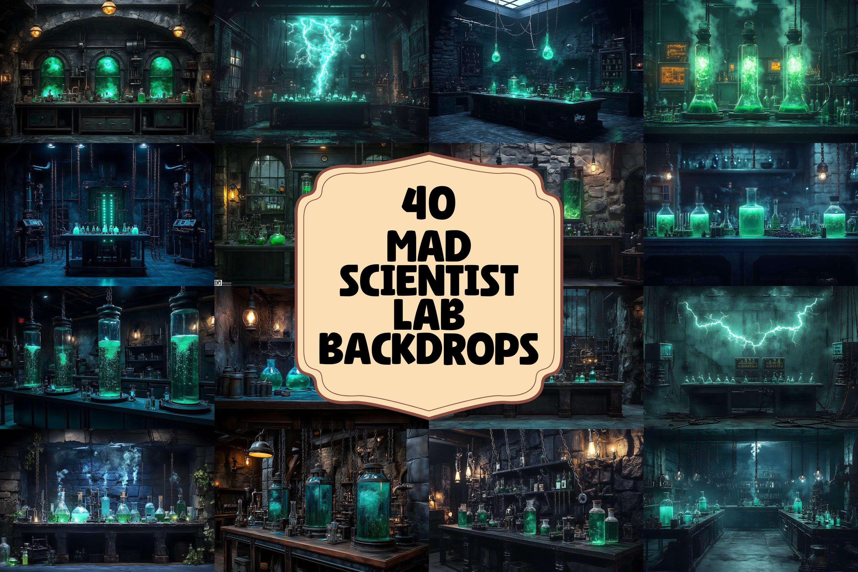 Mad Scientist Lab Backdrops, Gothic Halloween, Steampunk Sci-fi (40 Jpgs) -  Etsy Israel, image size:3000x2000