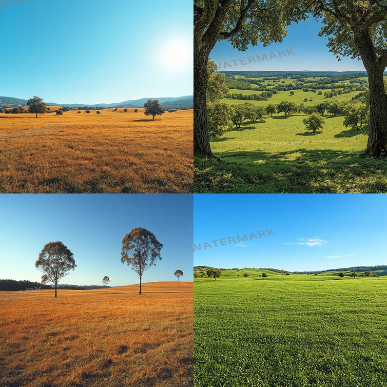 Open Field Photography Backdrops: Scenic Landscape Digital Pngs ...