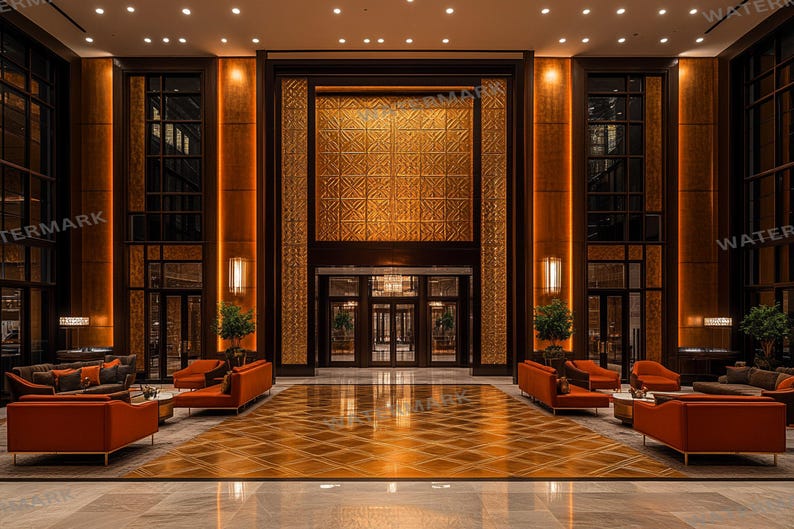 Golden Foyer Photography Backdrops – 25 Luxurious Interior Jpgs - Etsy