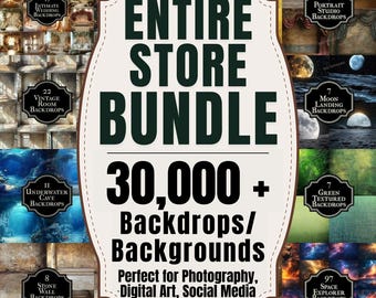 30,000 Digital Photography Backdrops – Full Shop Bundle (Digital Download)