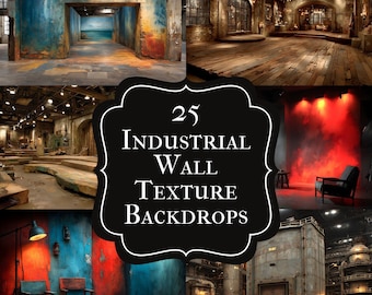 Fondo fotográfico con textura industrial, fondo digital de pared grunge oscura, sesión de fotos de retrato, textura de hormigón urbano