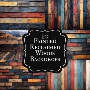 Reclaimed Wood Digital Backdrop Photography, Rustic Wood Background, Painted Wood Photo Background, Photography Backdrop, Texture Backdrop