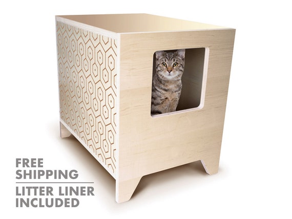 Solution Curio Modern Litter Box Revetement De Litiere Etsy