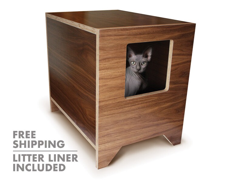CURIO Modern Litter Box Solution Litter Liner Included Cat Etsy