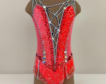 Maillot de gimnasia rítmica: vestido de competición para patinaje sobre hielo