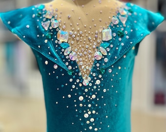 Rhythmic Gymnastics Leotard: Competition Ice Skating Dress