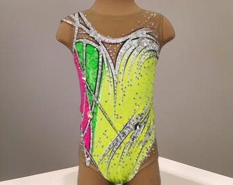 Maillot de gimnasia rítmica: vestido de competición para patinaje sobre hielo