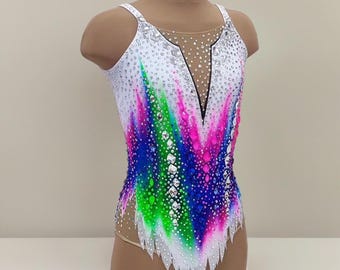 Rhythmic Gymnastics Leotard: Competition Ice Skating Dress