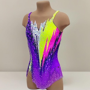 Rhythmic Gymnastics Leotard: Competition Ice Skating Dress