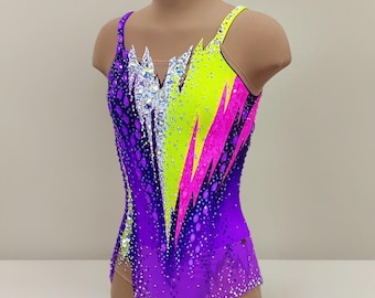 Rhythmic Gymnastics Leotard: Competition Ice Skating Dress