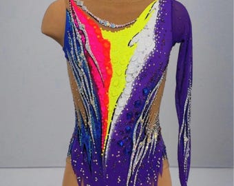 Rhythmic Gymnastics Leotard: Competition Ice Skating Dress