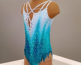 Maillot de gimnasia rítmica: vestido de competición para patinaje sobre hielo