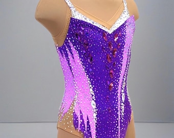 Rhythmic Gymnastics Leotard: Competition Ice Skating Dress