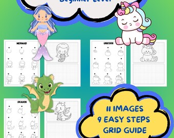 Guida facile per disegnare animali per bambini: 11 semplici passaggi (schema PDF)