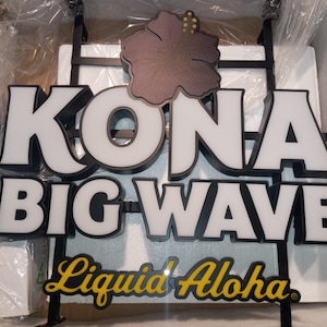 Kona Big Wave Neon Sign - Etsy
