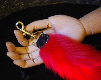 Faux Fur Keychain/ bagcharm