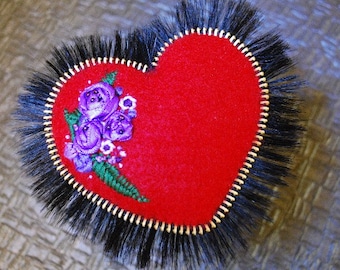 Unzip My Heart Brooch
