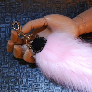Kunstpelz Tail Schlüsselanhänger / Taschenanhänger