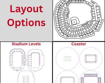 Stadium SVG File For Laser Engraving