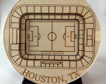 Houston Dynamo 3D Stadium Coaster