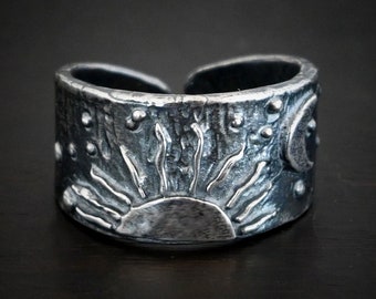 Sun Moon Stars Ring