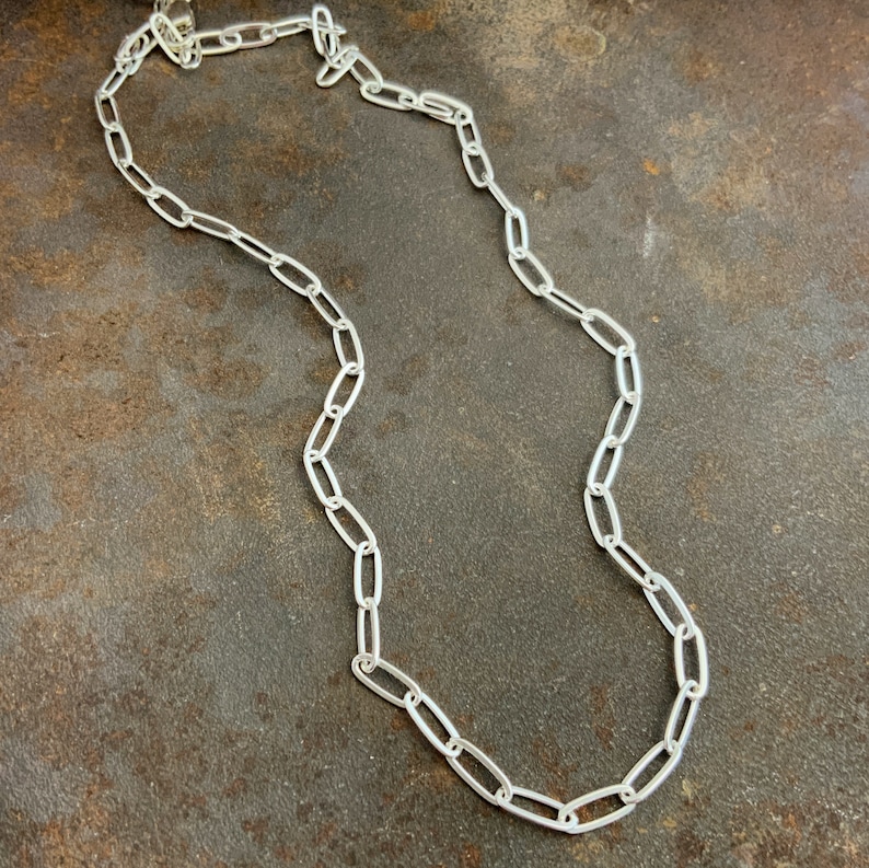 Lulu Link Chain Shiny Silver