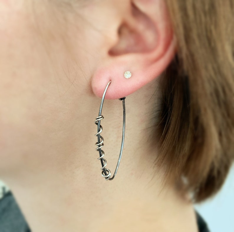 Earrings Handmade Earrings Sterling Silver Earrings Wild Prairie Silver Jewelry Joy Kruse