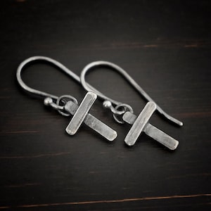Ol’ Rugged Cross Earrings