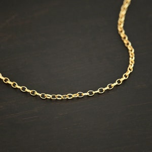 Ruby Rolo Chain