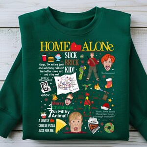 Sudadera navideña de la película Home Alone: divertida camiseta vintage de los 90