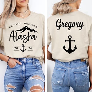 Custom Alaska 2026 Group Trip Sweatshirt: Alaska Cruise Gift image 8
