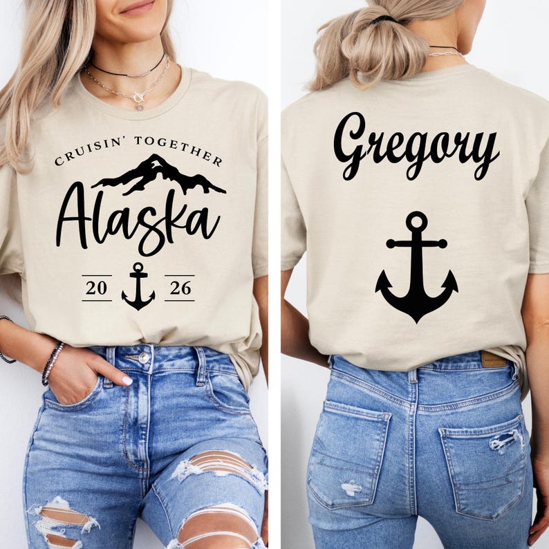 Custom Alaska 2026 Group Trip Sweatshirt: Alaska Cruise Gift image 8