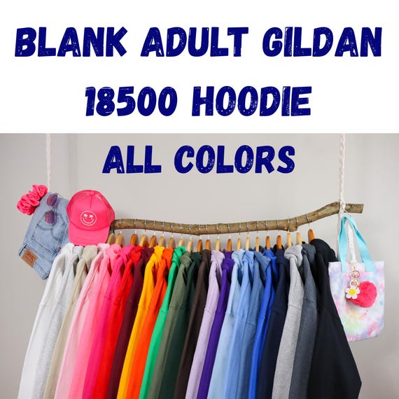 Gildan 18500 Heavy Blend Hoodie: USA  Wholesale Plain Hoodie for Printing