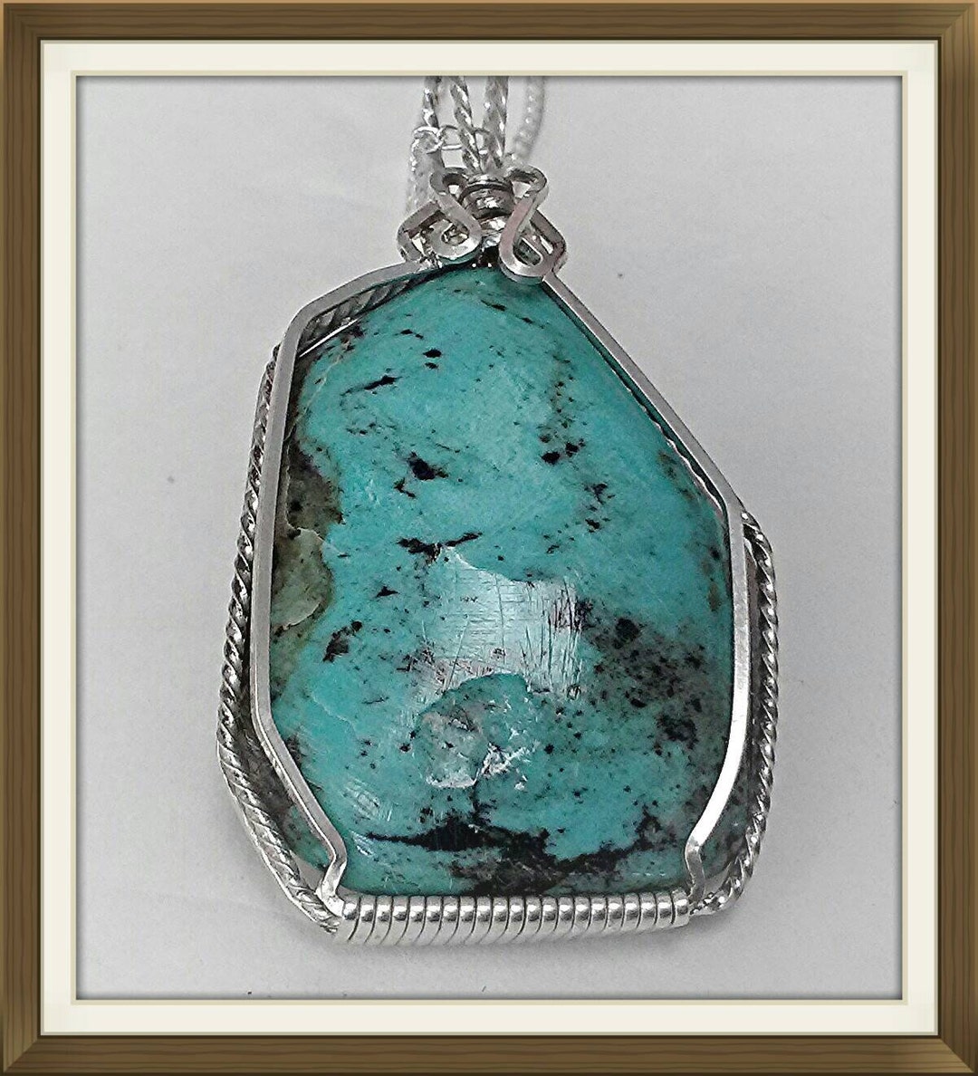 Turquoise Pendant large Etsy Australia