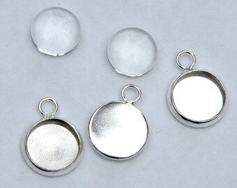 BULK 20 Love you more connector charms antique silver tone M203