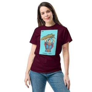 Lotería &quot;Hombre y Maíz&quot; Unisex tee